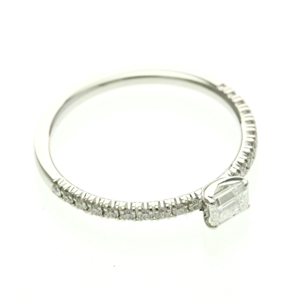 CARTIER Silver Diamond Ring - Picture 9 of 10